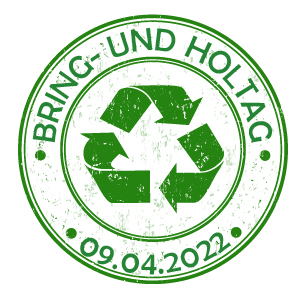 Stempel Bring- und Holtag 2022 Lindau Recycling